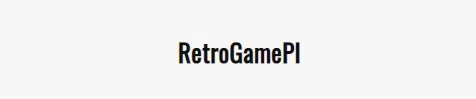 RetroGamePI Logo for Special Discounts