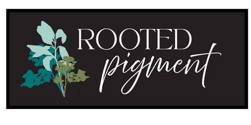 Rooted Pigment Logo for Discount Codes