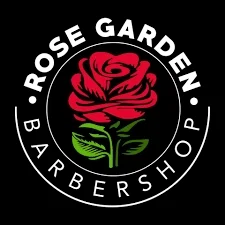Rose Garden Barbershop Logo for Promo Codes