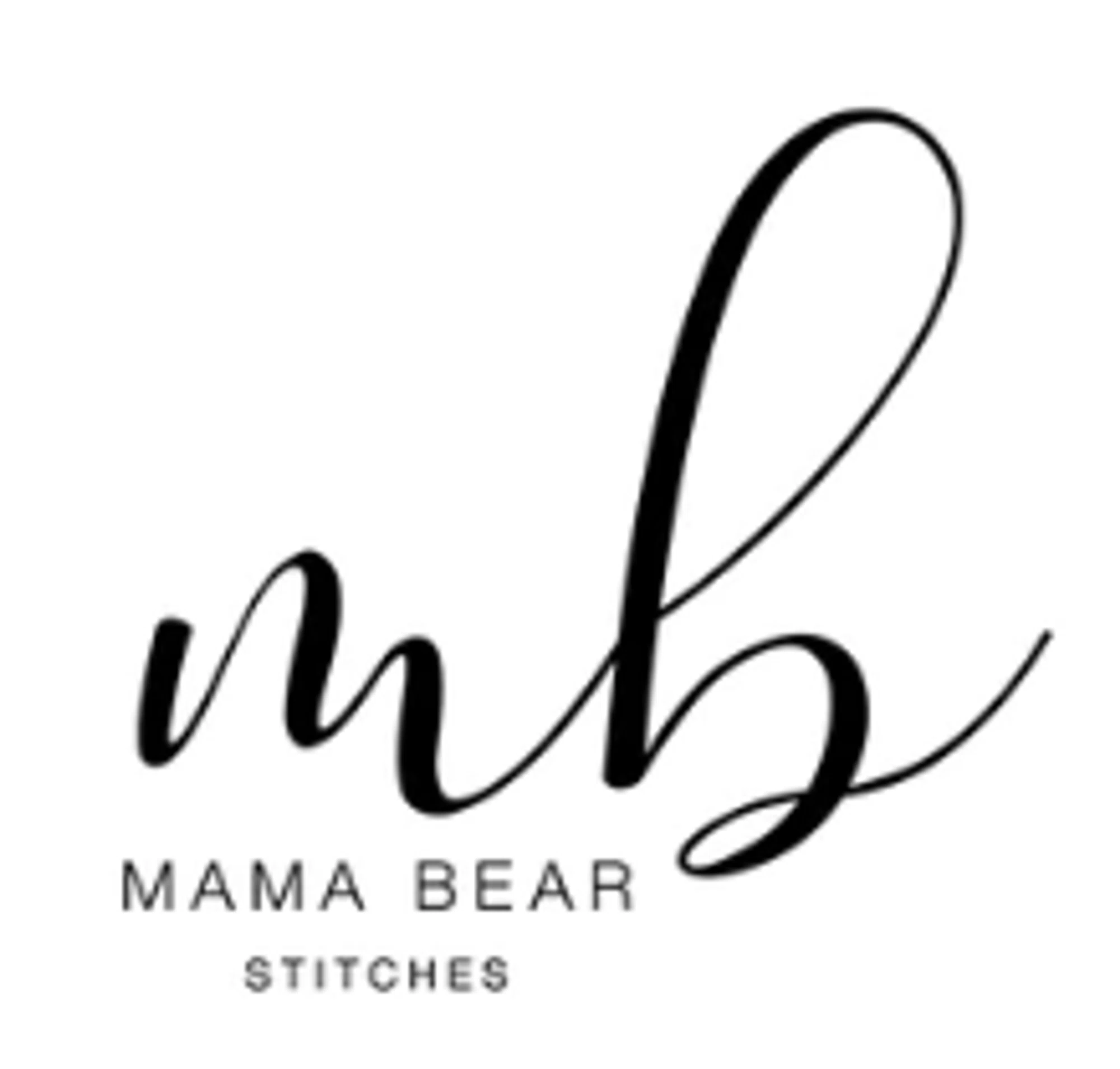 Mama Bear Stitches Logo for Special Discounts