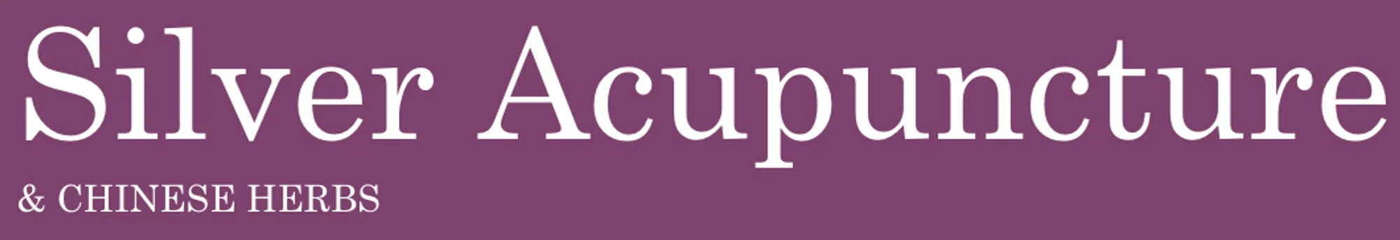 Silver Acupuncture