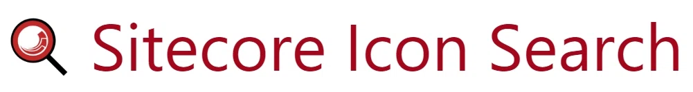 Sitecore Icon Search