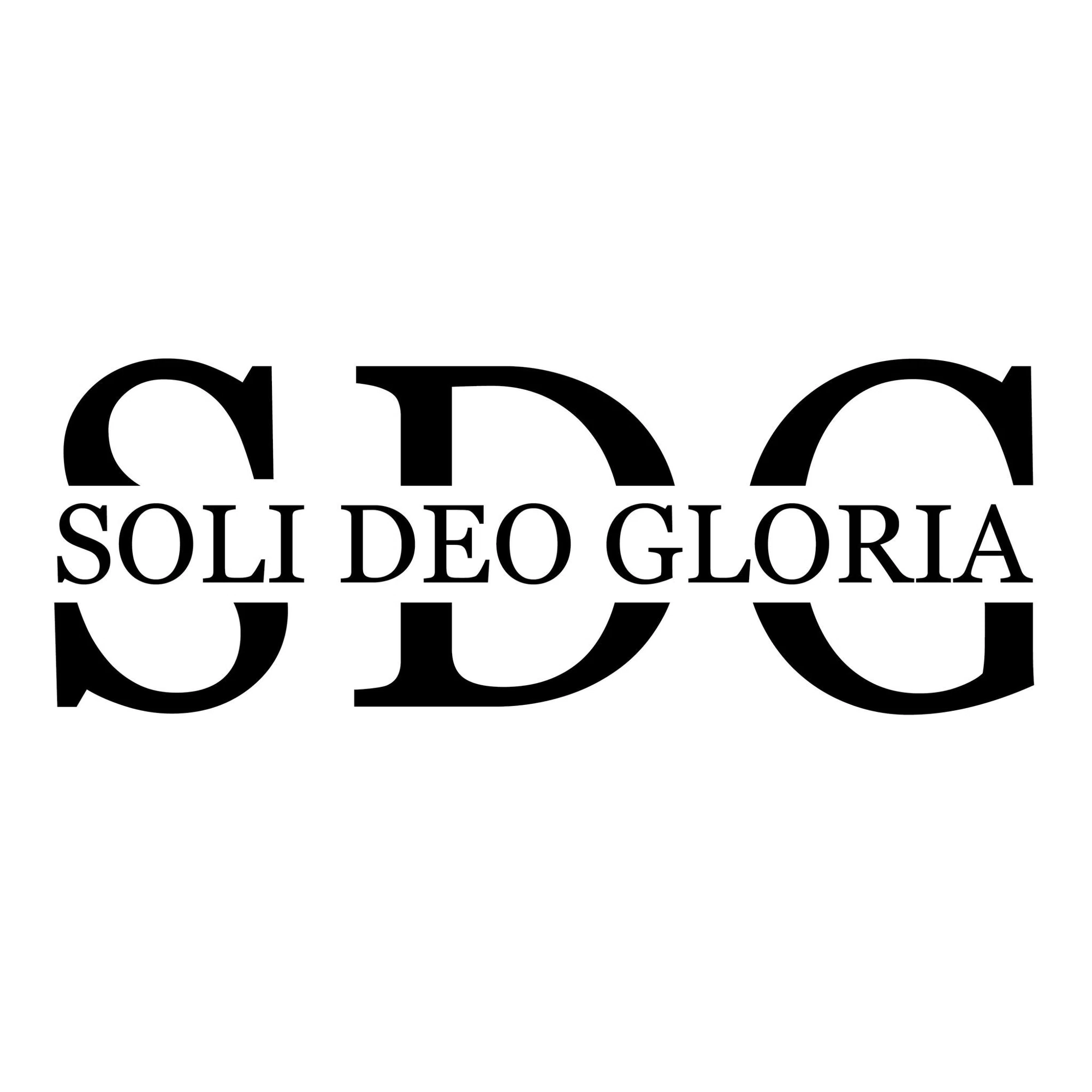Soli Deo Gloria SDG Logo for Exclusive Deals