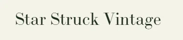 Star Struck Vintage