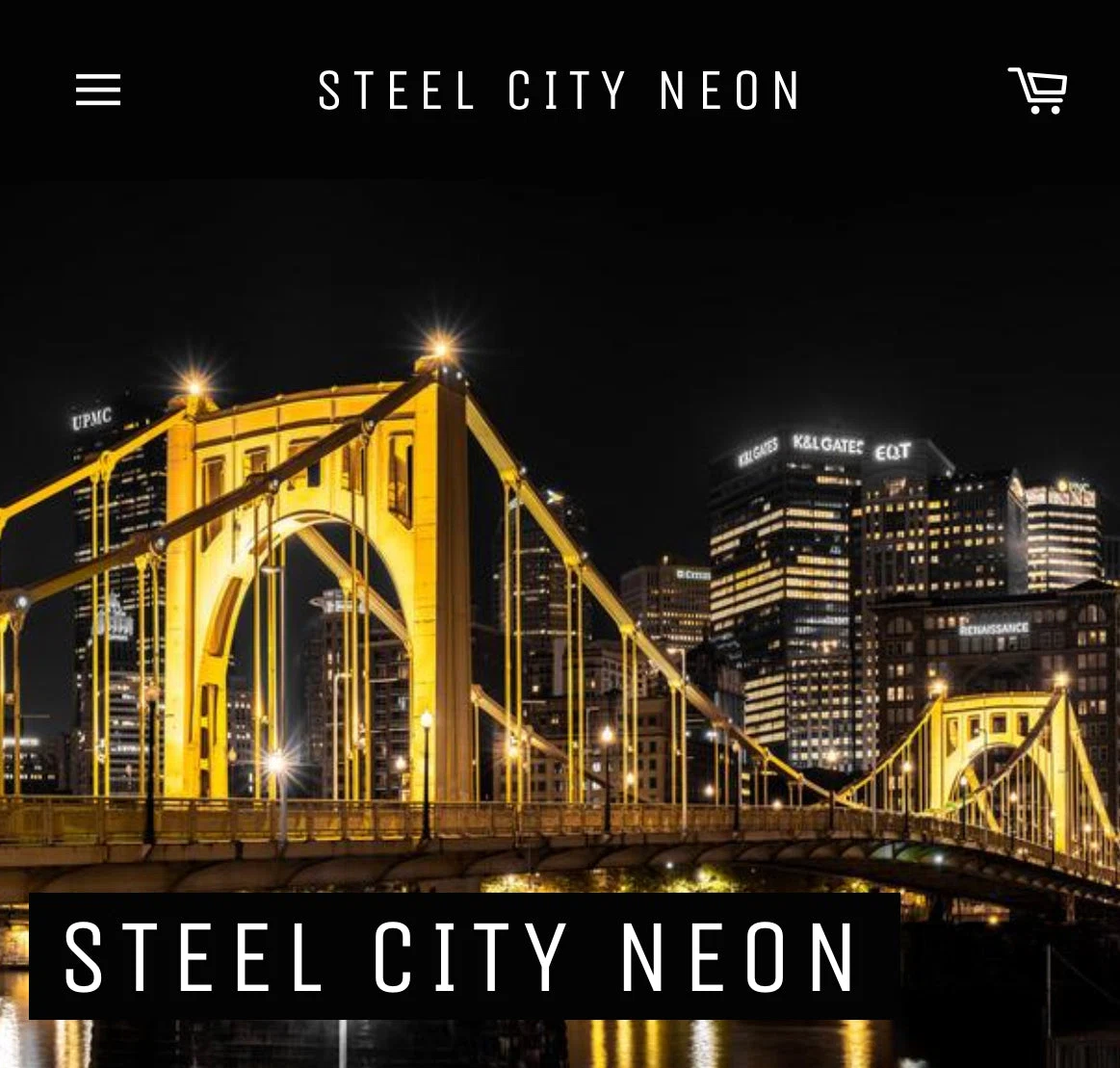 Steel City Neon Logo for Special Discounts