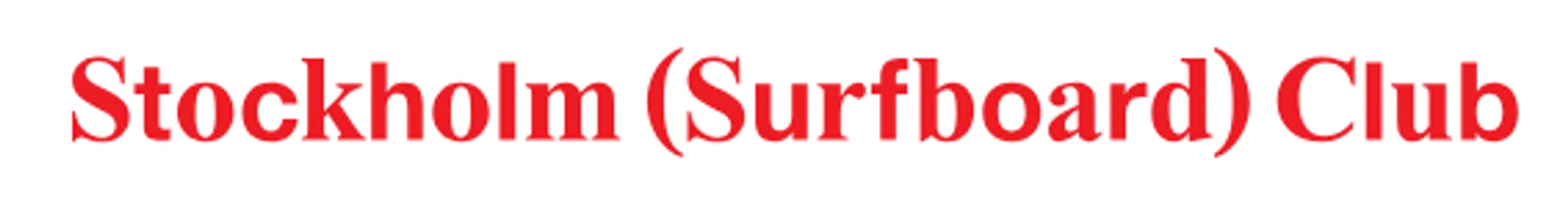 Stockholm Surfboard Club Logo for Discount Codes