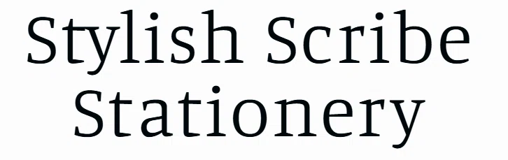 Stylish Scribe Stationery