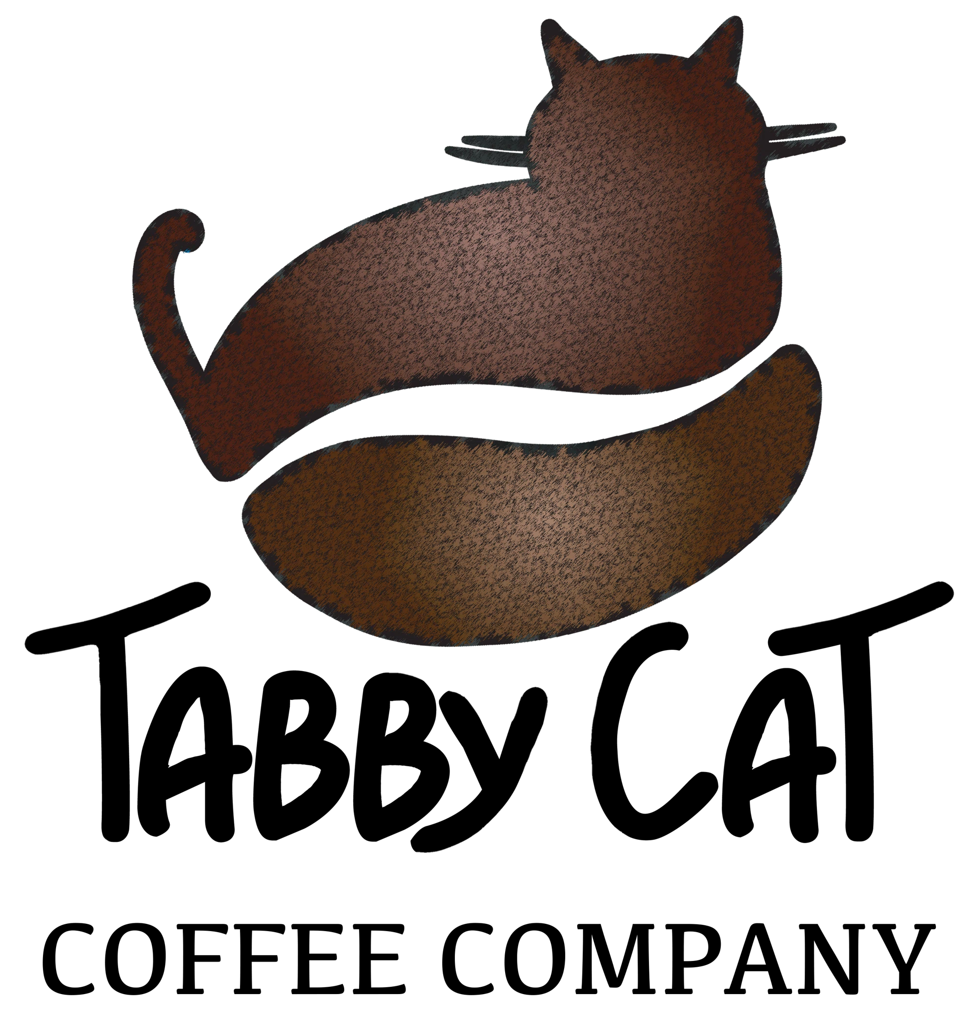 Tabby Cat Coffee Logo for Discount Codes