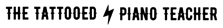 The Tattooed Piano Teacher Logo for Promo Codes