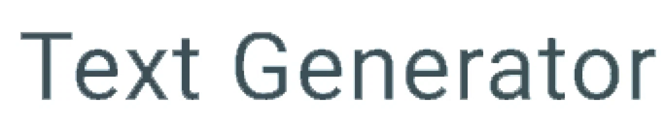 Text Generator