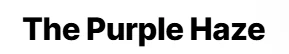 The Purple Haze Logo for Discount Codes