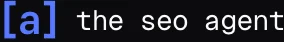 The SEO Agent
