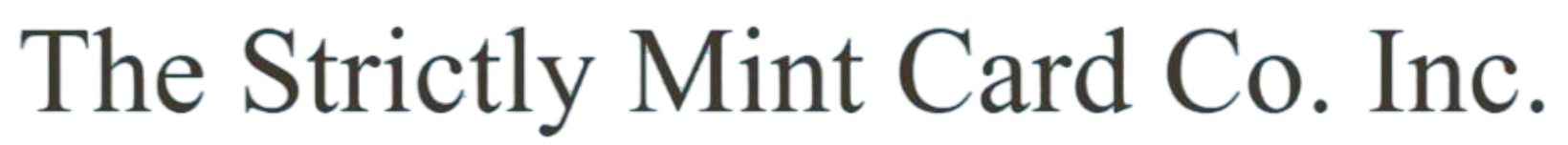 The Strictly Mint Card Co. Inc. Logo for Special Discounts