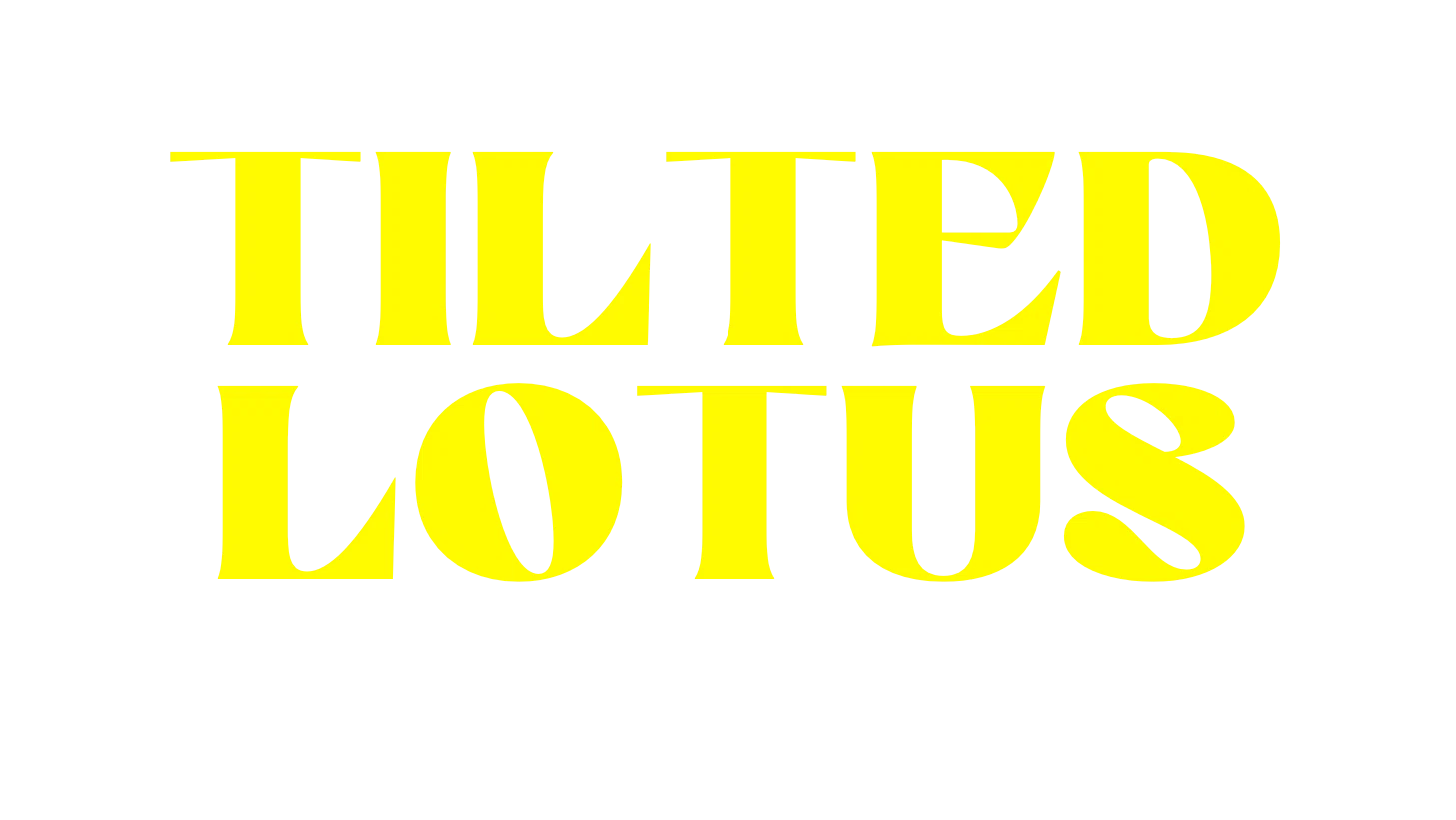 Tilted Lotus
