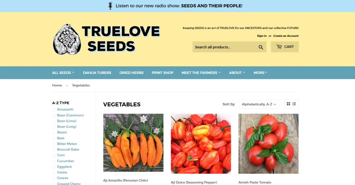 Truelove Seeds