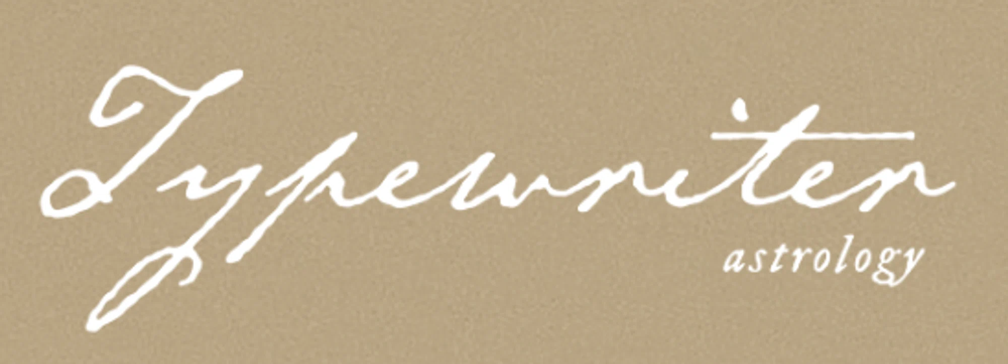 Typewriter Astrology