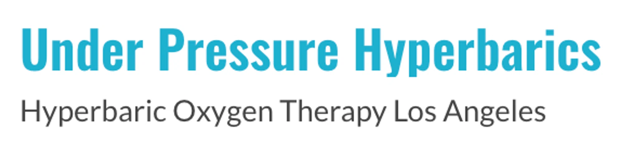 Under Pressure Hyperbarics