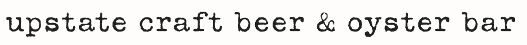 Upstate Craft Beer & Oyster Bar