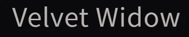 Velvet Widow