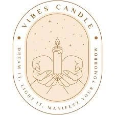 Vibes Pearled Candle Logo for Exclusive Deals