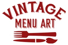 Vintage Menu Art