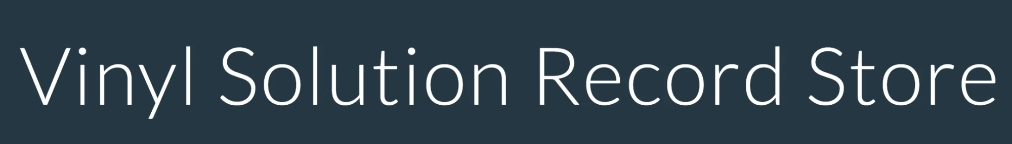 Vinyl Solution Record Store