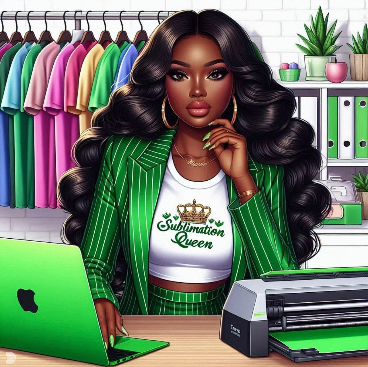 Virtual Melanin Sublimation Blanks
