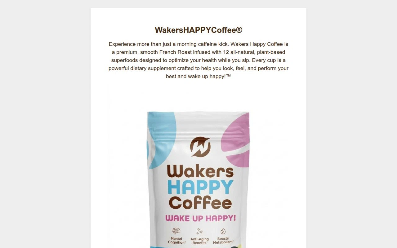 Wakers Happy Coffee