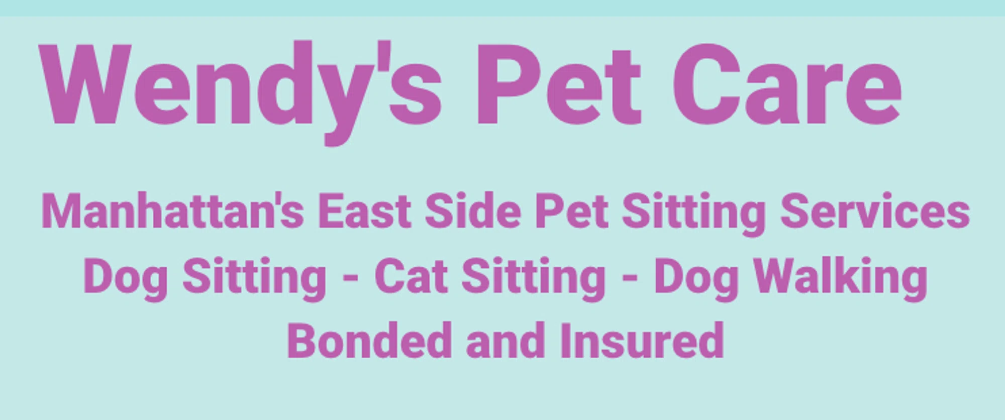 Wendy's Pet Care