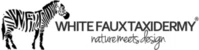 White Faux Taxidermy Logo for Discount Codes