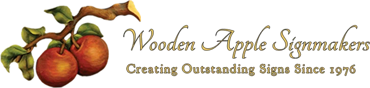 Wooden Apple Signmakers