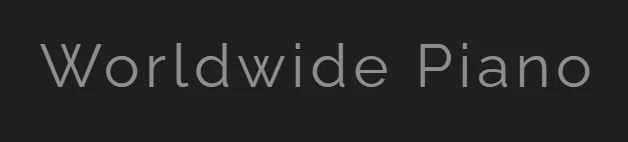 Worldwide Piano Logo for Special Discounts