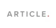 Article promo codes
