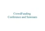 CrowdFunding Conference and Seminars promo codes