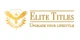 Elite Titles promo codes