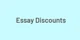 Essay Discounts promo codes