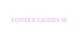 Lovely Lashes SF promo codes