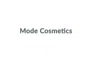 Mode Cosmetics promo codes