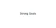 Strong Goals promo codes