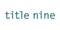 title nine promo codes