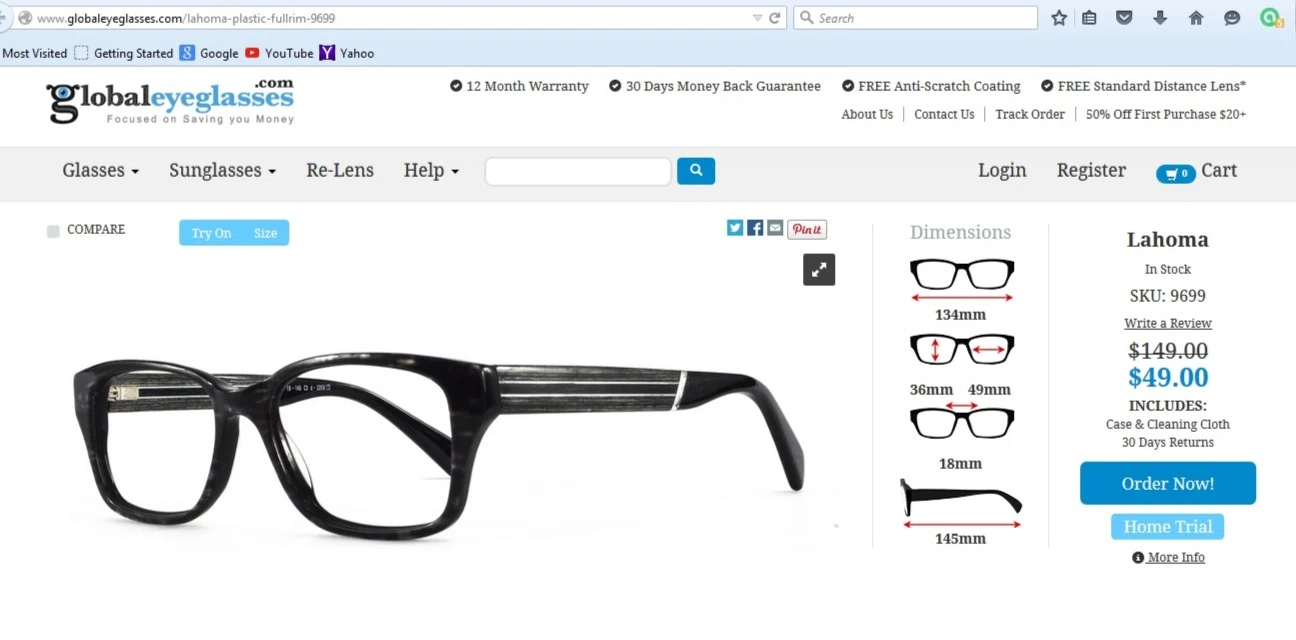 Global eyeglasses coupon code