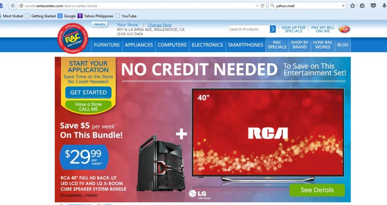 Rent a center coupons