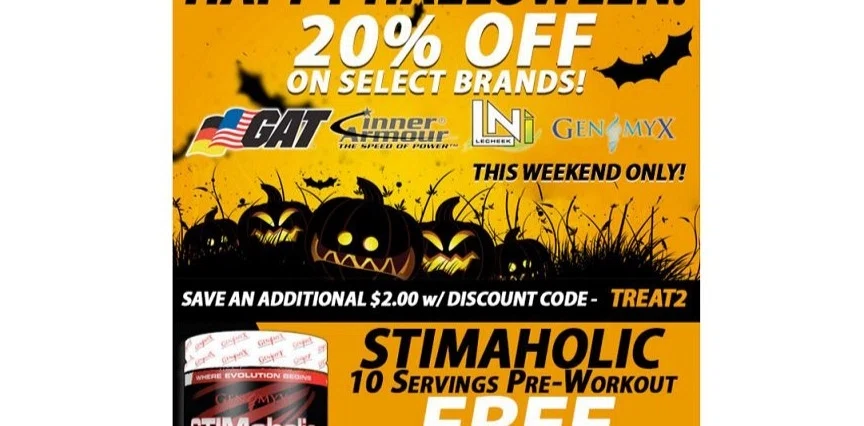 Discount coupons for supplement warehouse