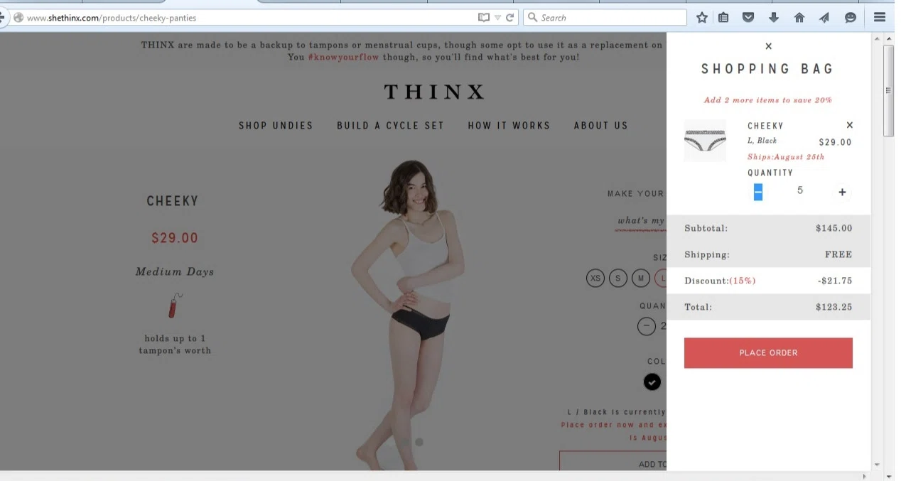 25 Off THINX Discount Code & Promo Codes