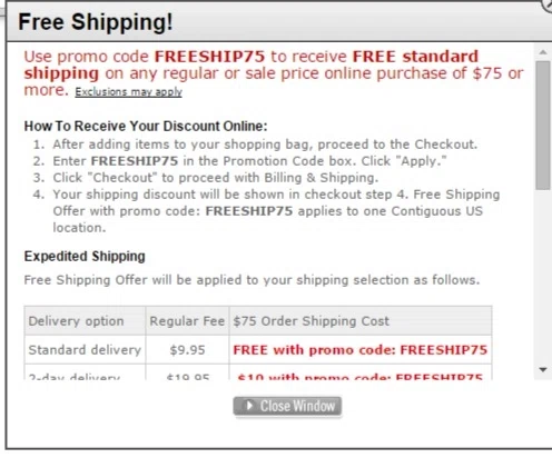 Van heusen india discount coupons