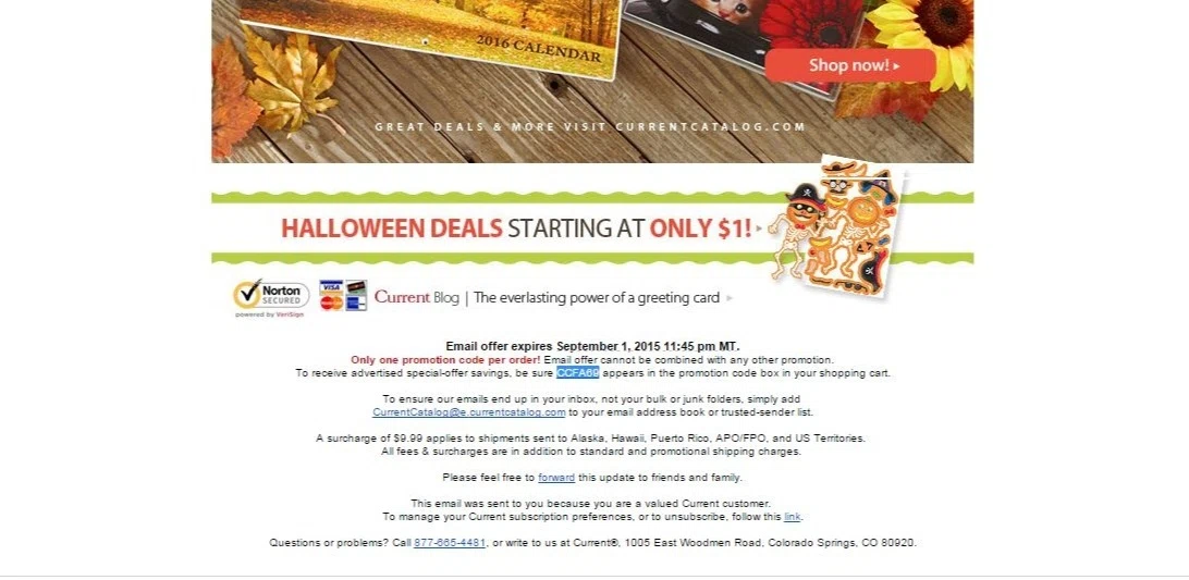 Currentcatalog coupon code