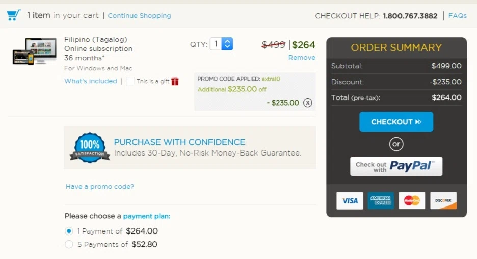 Rosetta stone coupon code discount