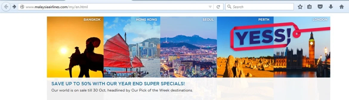 Malaysia airlines discount coupon code