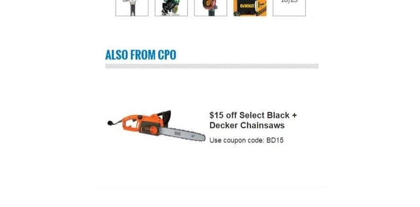 Cpo outlets coupon code