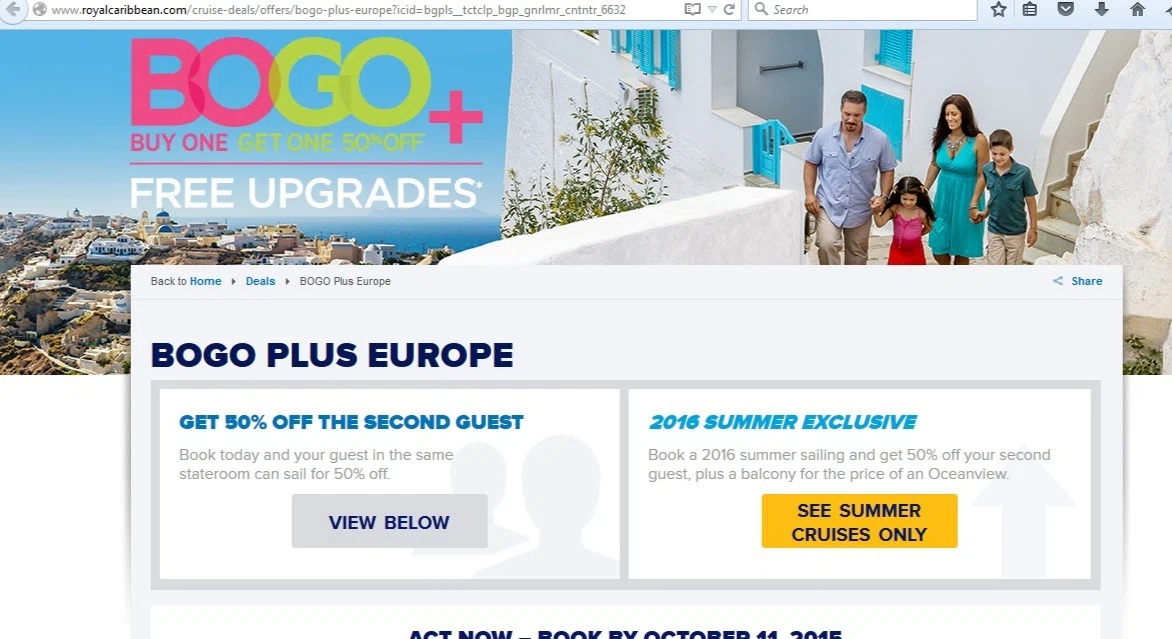 Royal caribbean coupon code